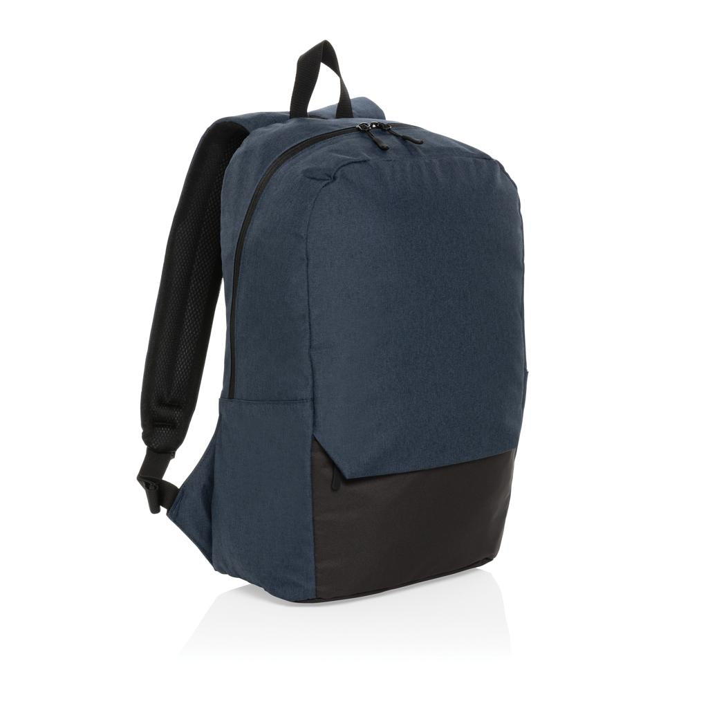 Blue - Back - XD Collection Kazu RPET Aware Laptop Backpack