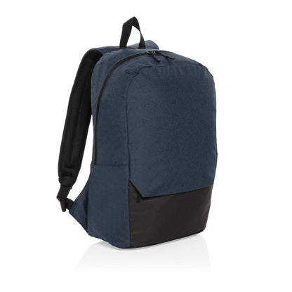 Blue - Back - XD Collection Kazu RPET Aware Laptop Backpack