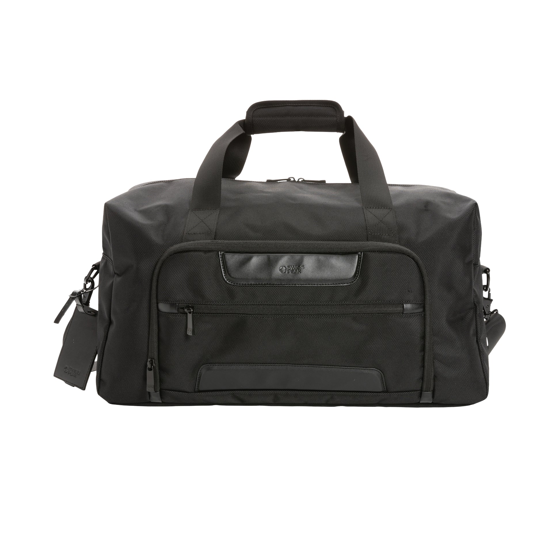Black - Back - Swiss Peak RPET Aware Duffle Bag
