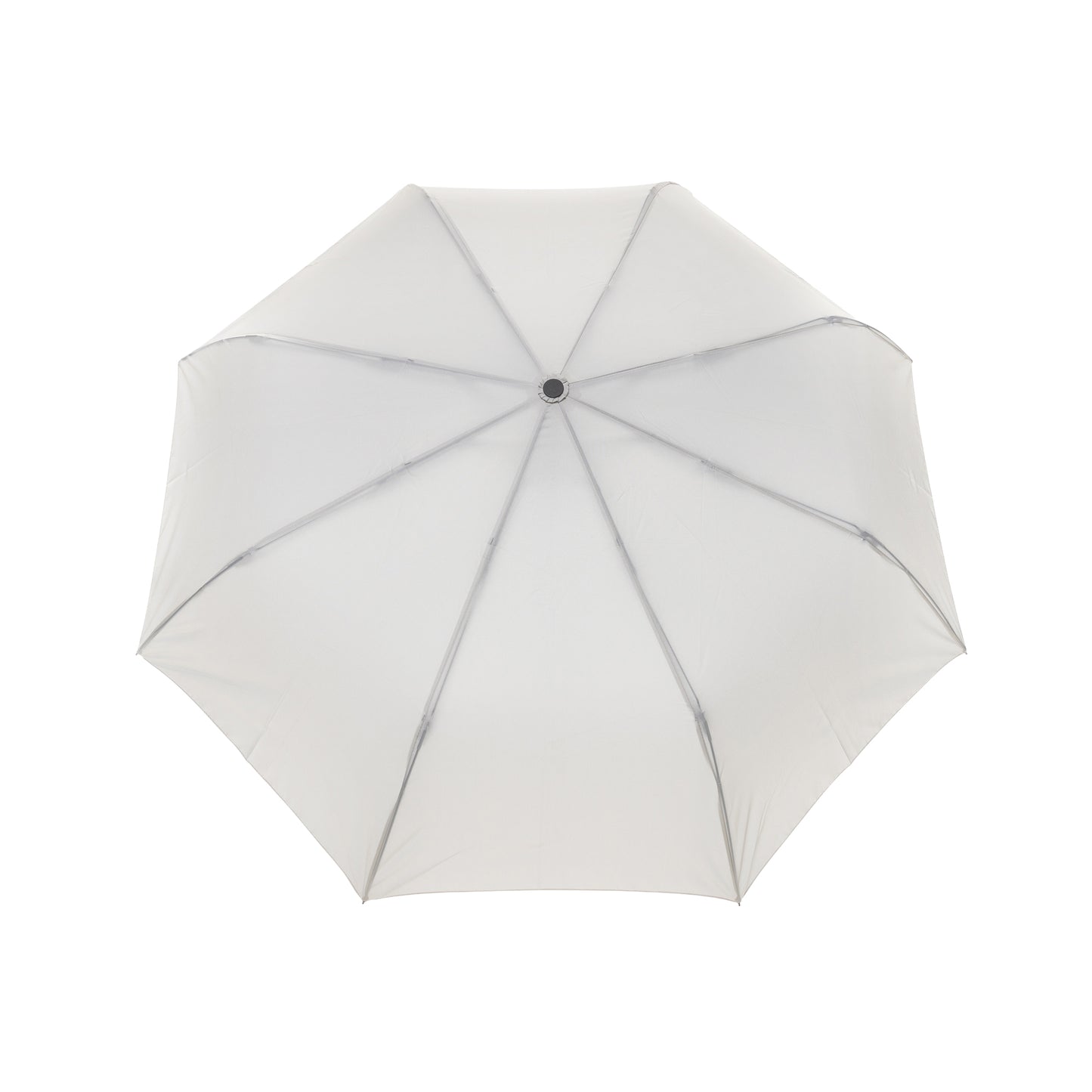 Beige - Back - XD Collection Kaycey Acacia Wood Aware Folding Umbrella