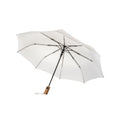 Beige - Front - XD Collection Kaycey Acacia Wood Aware Folding Umbrella