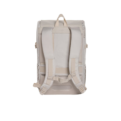 Beige - Back - XD Xclusive Pascal RPET Aware Weekend Bag