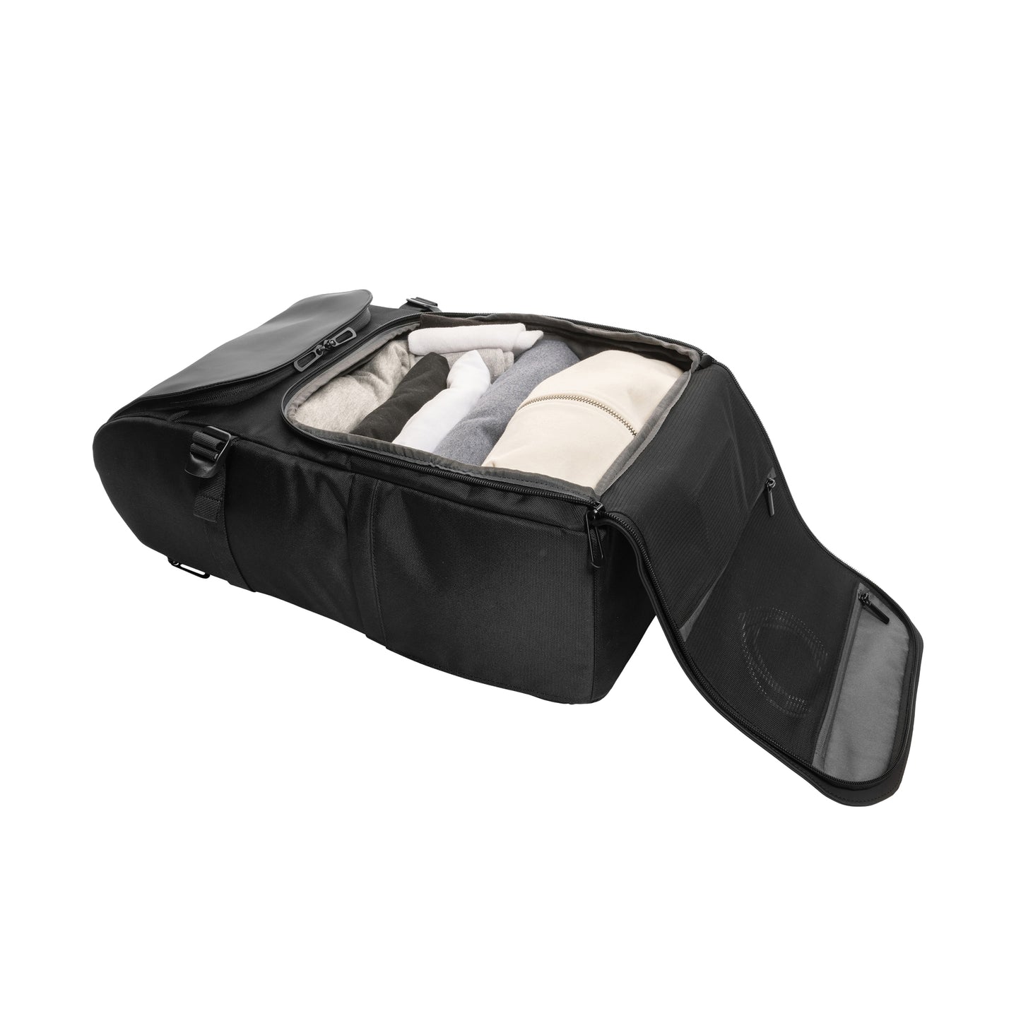 Black - Pack Shot - XD Xclusive Pascal RPET Aware Weekend Bag