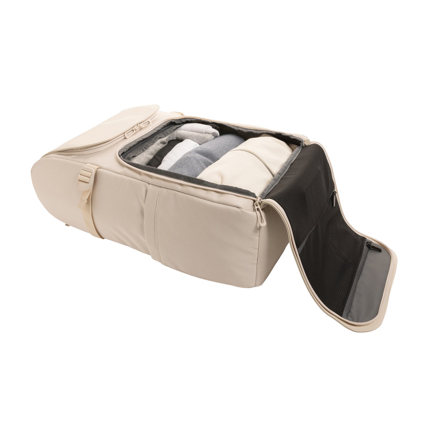 Beige - Pack Shot - XD Xclusive Pascal RPET Aware Weekend Bag