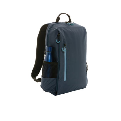 Navy - Pack Shot - XD Xclusive Impact Aware Lima RFID Blocking 15L Backpack