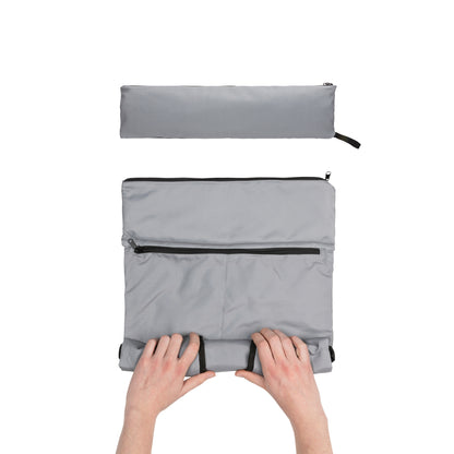 Grey - Side - XD Collection Dillon Foldable RPET Lightweight 20L Backpack