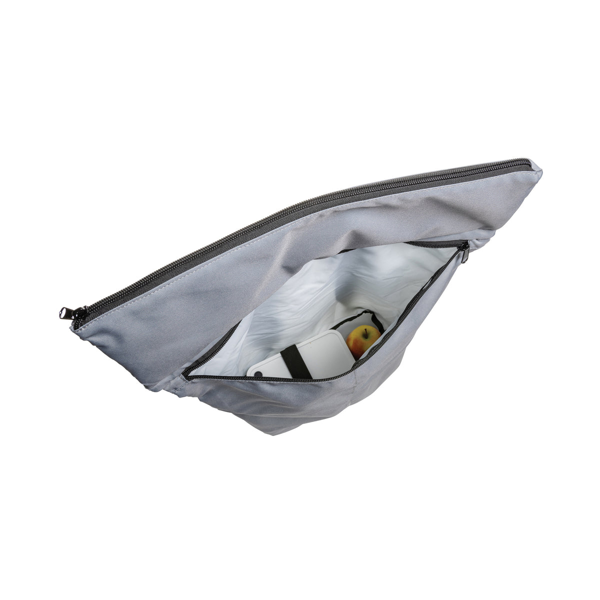 Grey - Lifestyle - XD Collection Dillon Foldable RPET Lightweight 20L Backpack