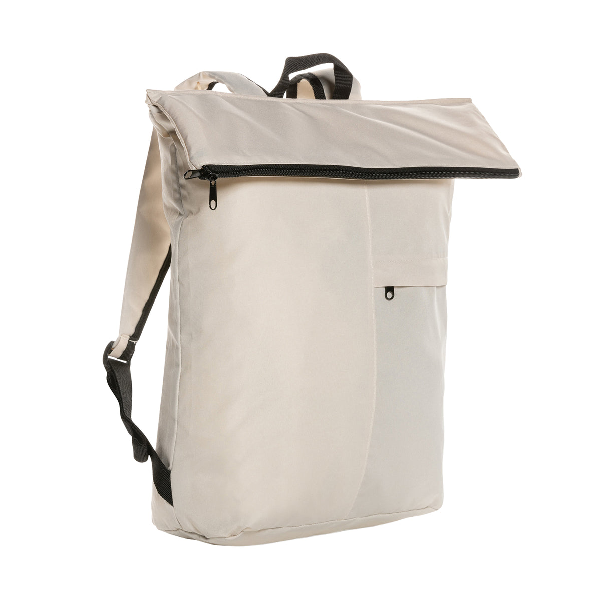 Off White - Front - XD Collection Dillon Foldable RPET Lightweight 20L Backpack