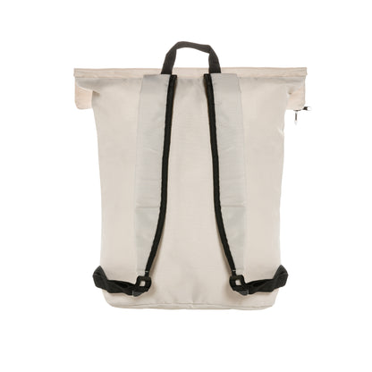 Off White - Back - XD Collection Dillon Foldable RPET Lightweight 20L Backpack