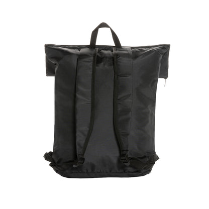 Black - Back - XD Collection Dillon Foldable RPET Lightweight 20L Backpack