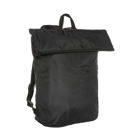 Black - Front - XD Collection Dillon Foldable RPET Lightweight 20L Backpack