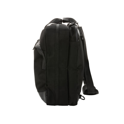 Black - Side - Swiss Peak Executive 2 in 1 Aware Laptop Backpack
