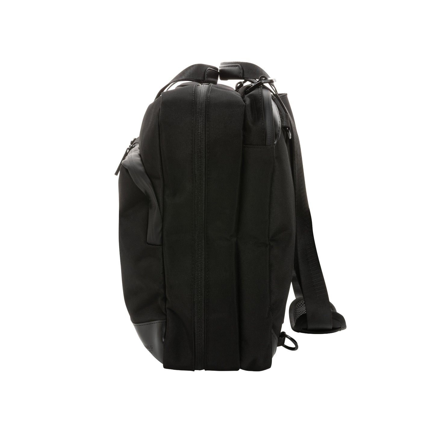 Black - Side - Swiss Peak Executive 2 in 1 Aware Laptop Backpack
