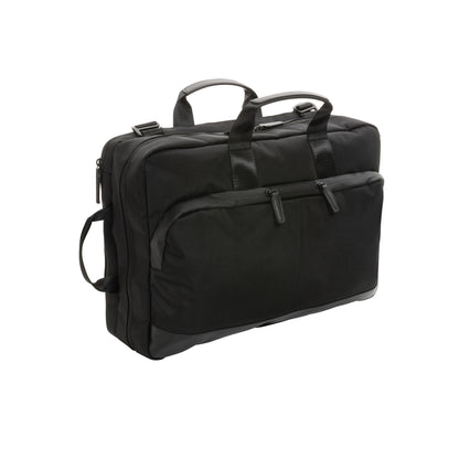Black - Front - Swiss Peak Executive 2 in 1 Aware Laptop Backpack