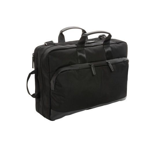 Black - Front - Swiss Peak Executive 2 in 1 Aware Laptop Backpack