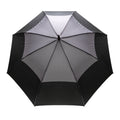 Anthracite - Back - XD Collection Impact Aware RPET Automatic Stormproof Stick Umbrella