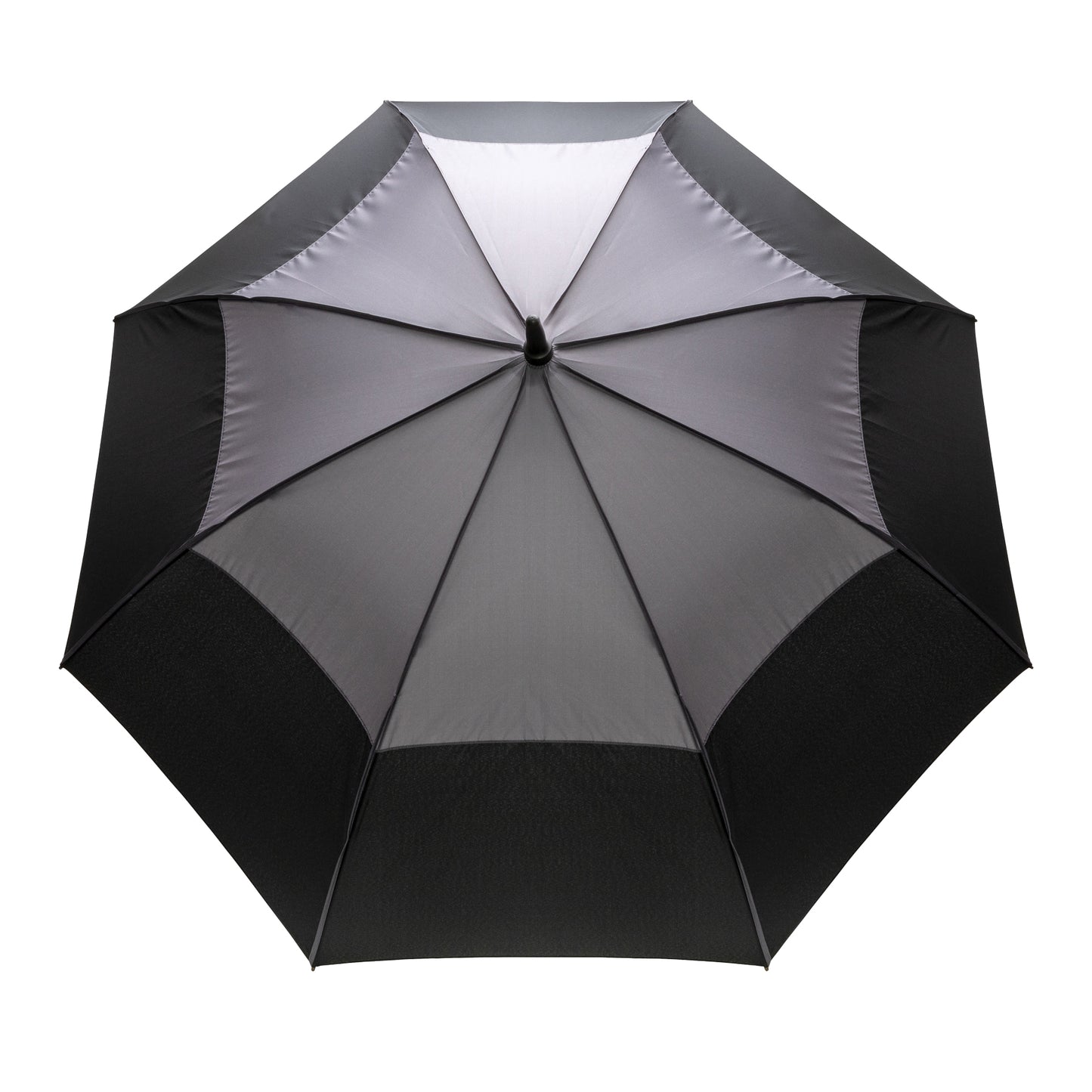 Anthracite - Back - XD Collection Impact Aware RPET Automatic Stormproof Stick Umbrella