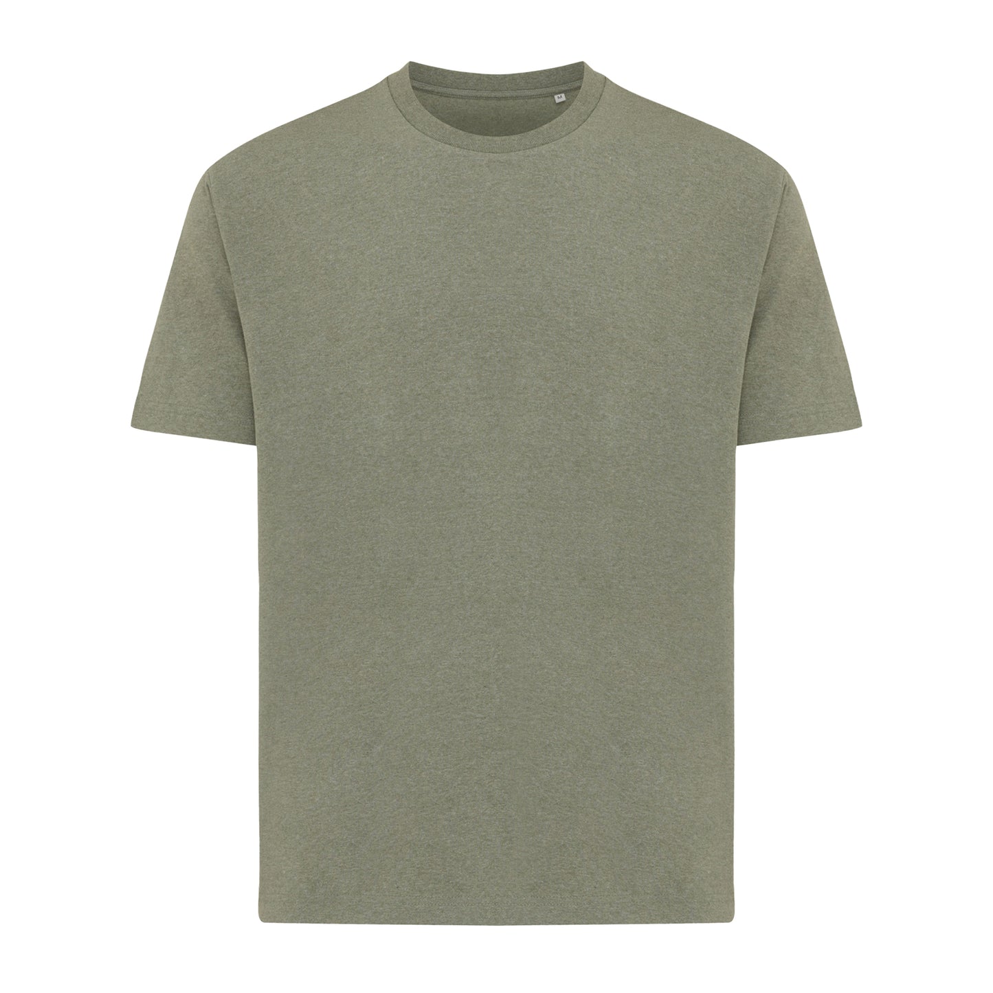 Heather Green - Front - Iqoniq Unisex Adult Teide Recycled Cotton T-Shirt