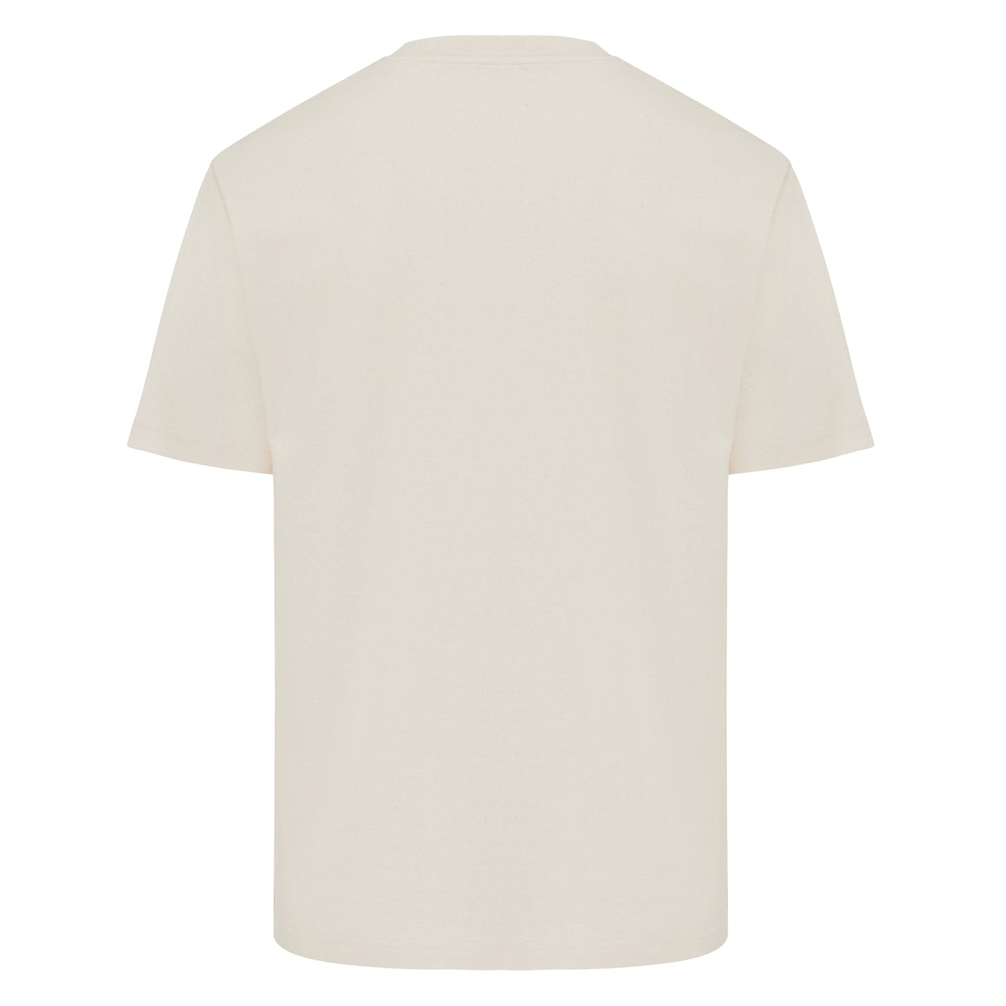 Natural Raw - Back - Iqoniq Unisex Adult Teide Recycled Cotton T-Shirt