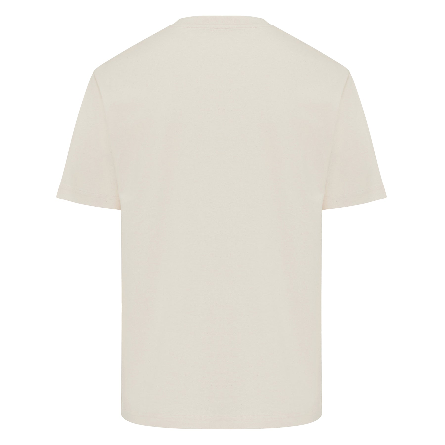 Natural Raw - Back - Iqoniq Unisex Adult Teide Recycled Cotton T-Shirt