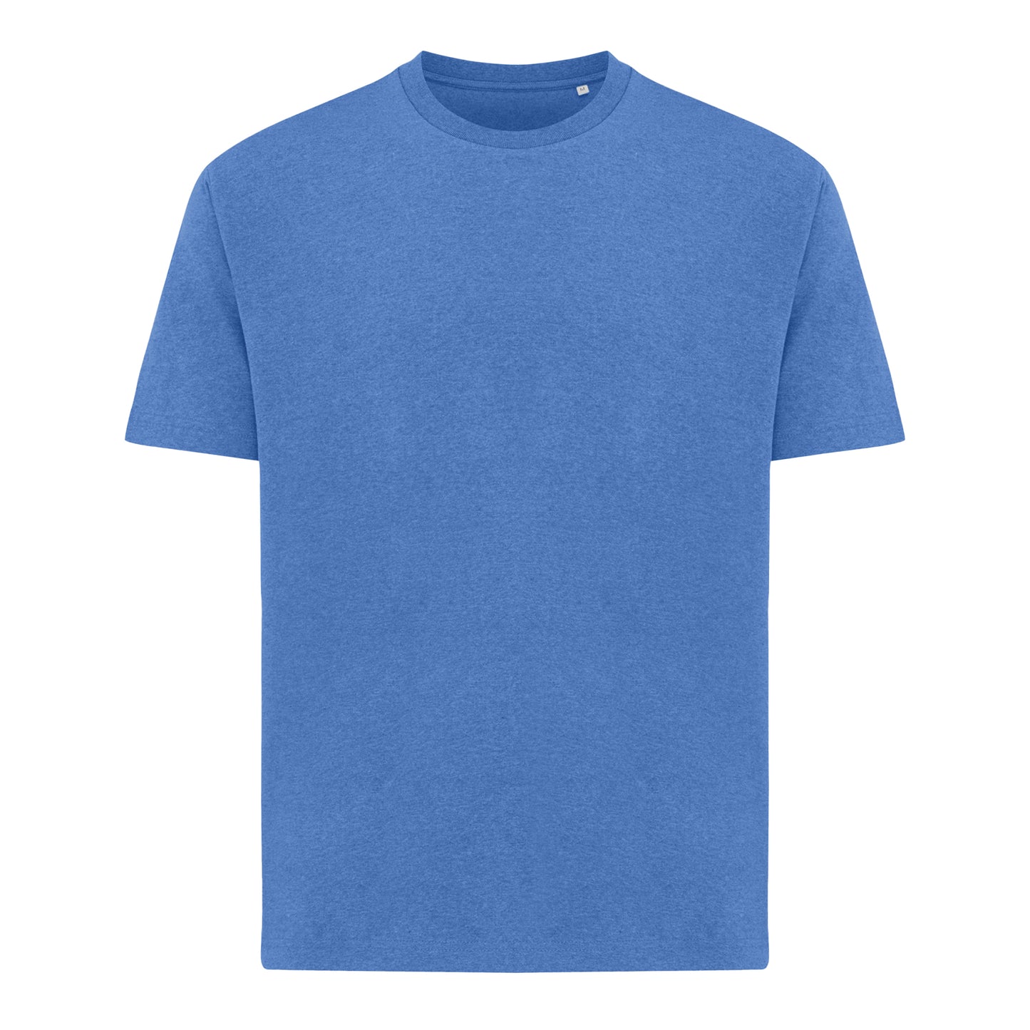 Heather Blue - Front - Iqoniq Unisex Adult Teide Recycled Cotton T-Shirt