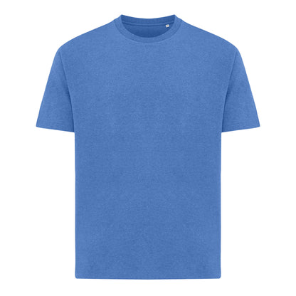 Heather Blue - Front - Iqoniq Unisex Adult Teide Recycled Cotton T-Shirt