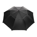 Black - Back - XD Xclusive Hurricane Aware Stick Umbrella
