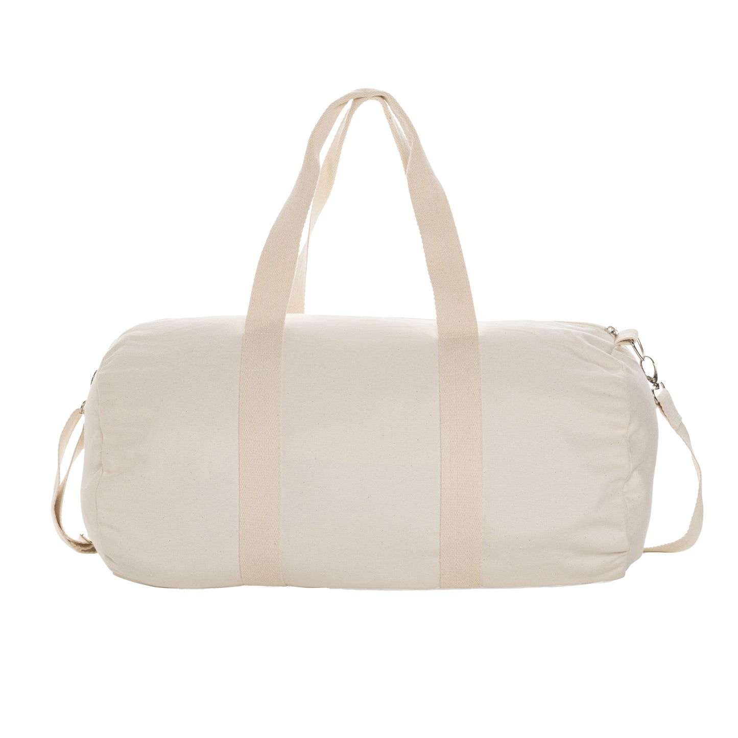 Off White - Back - XD Collection Impact Aware Recycled Canvas Undyed Duffle Bag