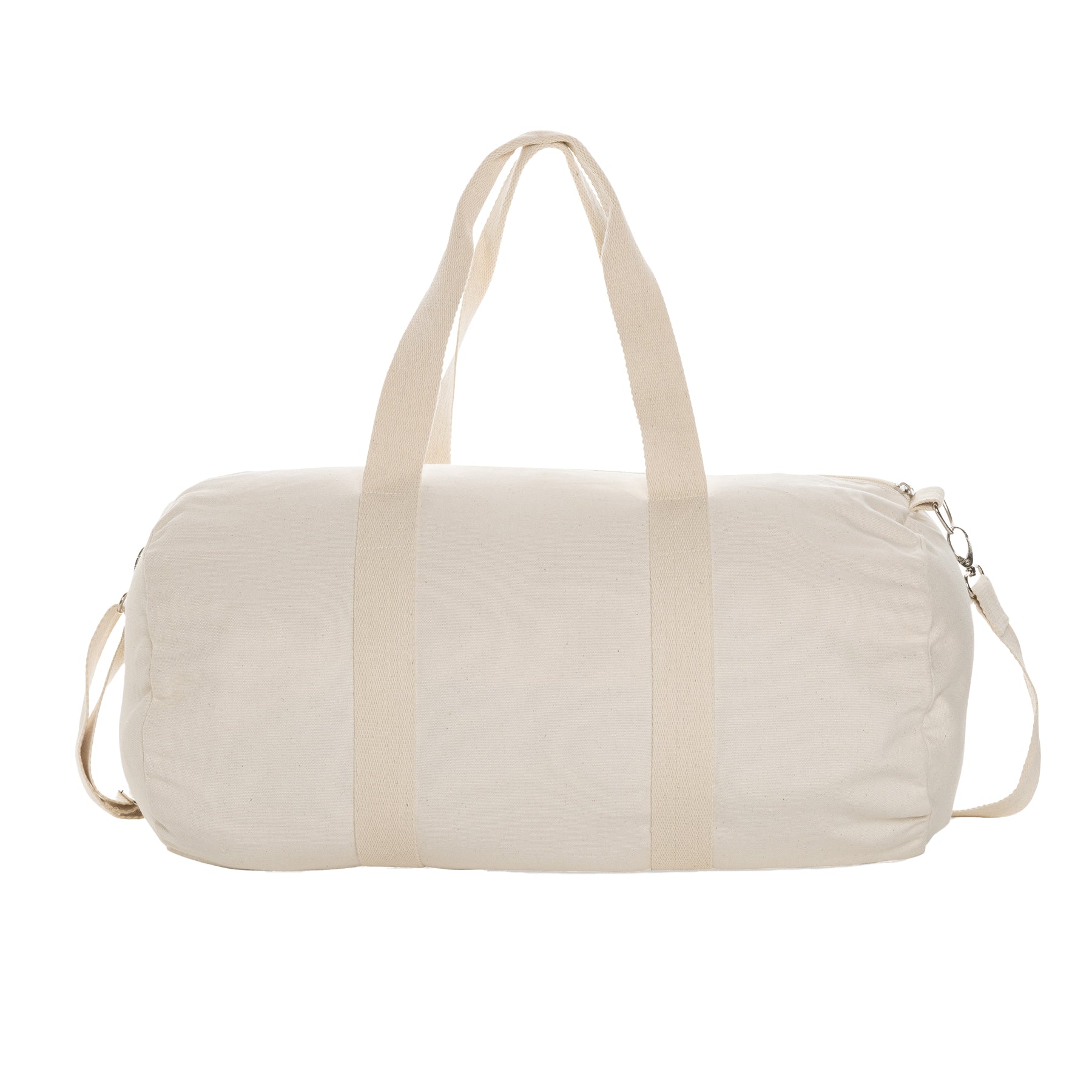 Off White - Back - XD Collection Impact Aware Recycled Canvas Undyed Duffle Bag