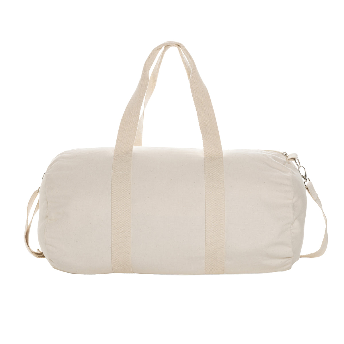 Off White - Back - XD Collection Impact Aware Recycled Canvas Undyed Duffle Bag