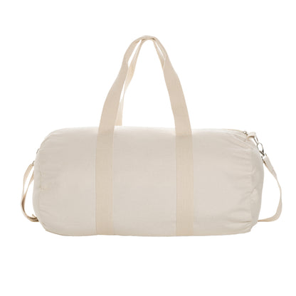 Off White - Back - XD Collection Impact Aware Recycled Canvas Undyed Duffle Bag