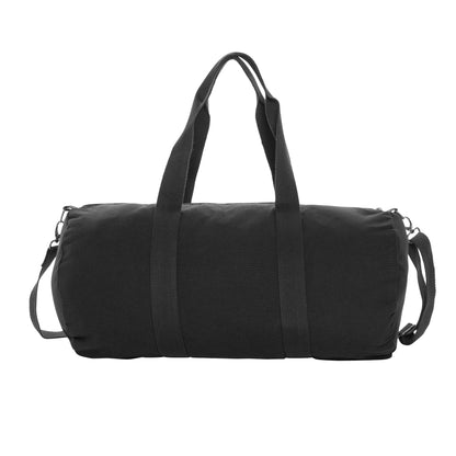 Black - Back - XD Collection Impact Aware Recycled Canvas Undyed Duffle Bag