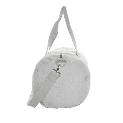 Grey - Side - XD Collection Impact Aware Recycled Canvas Undyed Duffle Bag