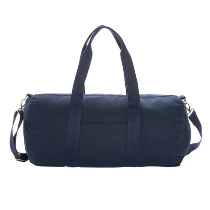 Navy - Front - XD Collection Impact Aware Recycled Canvas Undyed Duffle Bag