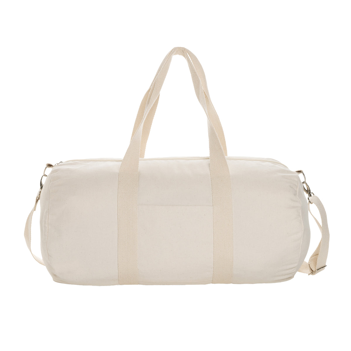 Off White - Front - XD Collection Impact Aware Recycled Canvas Undyed Duffle Bag