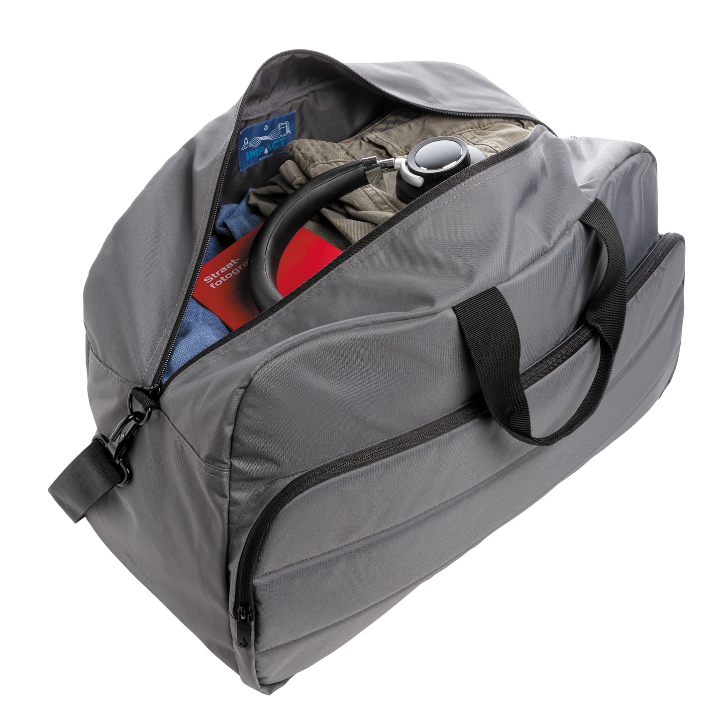 Anthracite - Side - XD Xclusive Impact RPET Aware Weekend Bag