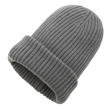 Anthracite - Back - XD Collection Impact Aware Polylana Double Knit Beanie