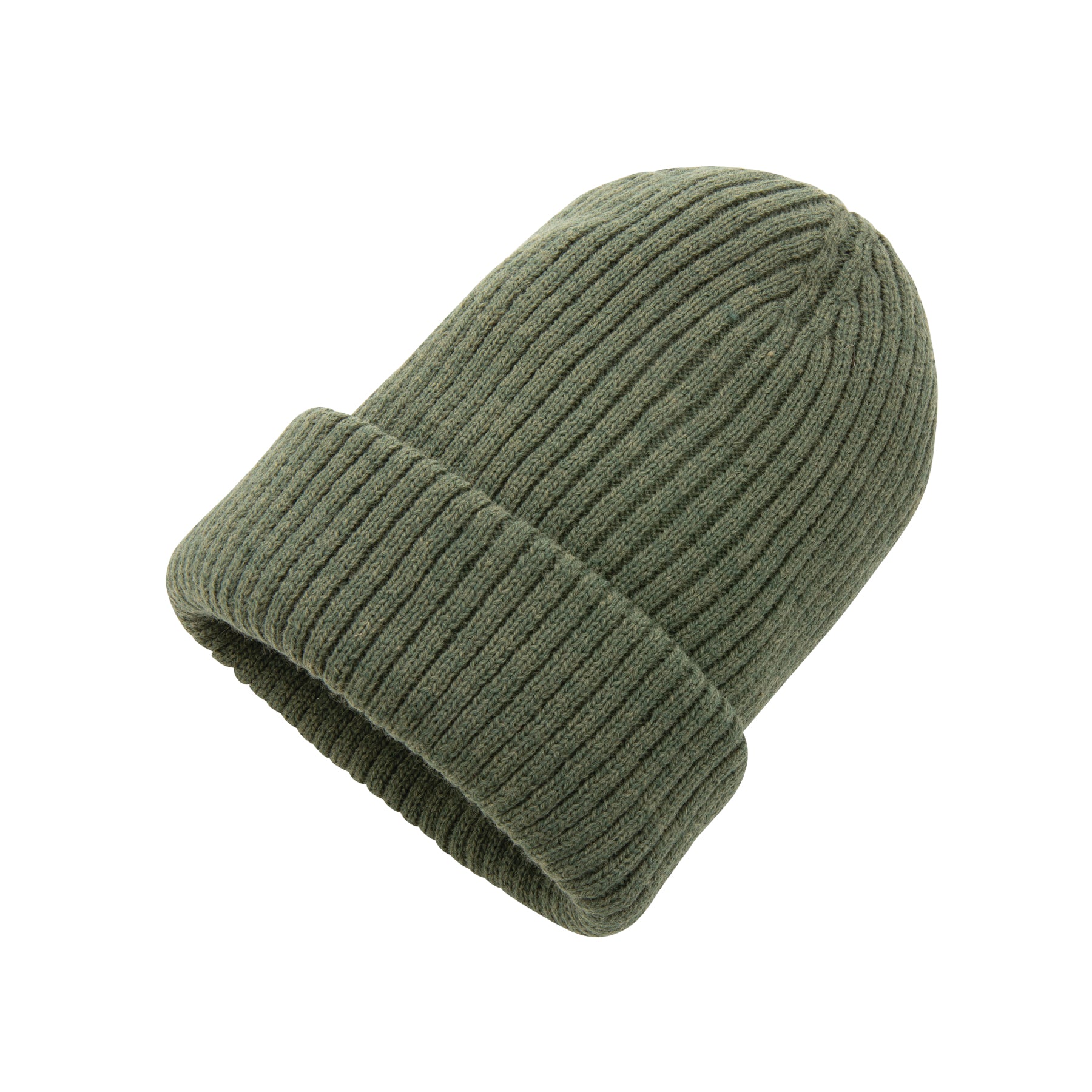 Green - Back - XD Collection Impact Aware Polylana Double Knit Beanie