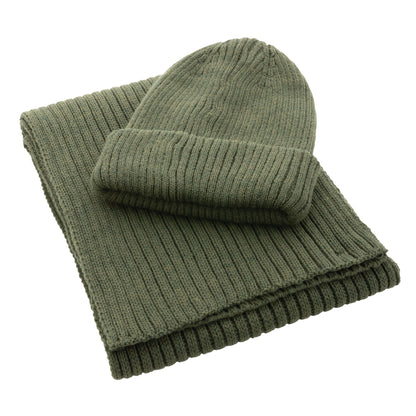 Green - Side - XD Collection Impact Aware Polylana Double Knit Beanie