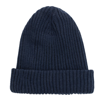 Navy - Front - XD Collection Impact Aware Polylana Double Knit Beanie
