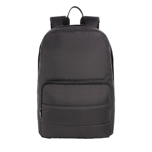 Black - Front - XD Xclusive Impact Basic RPET Aware Laptop Backpack