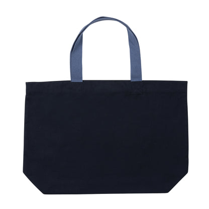 Navy - Front - XD Collection Impact Aware Large Recycled Canvas Undyed Tote Bag
