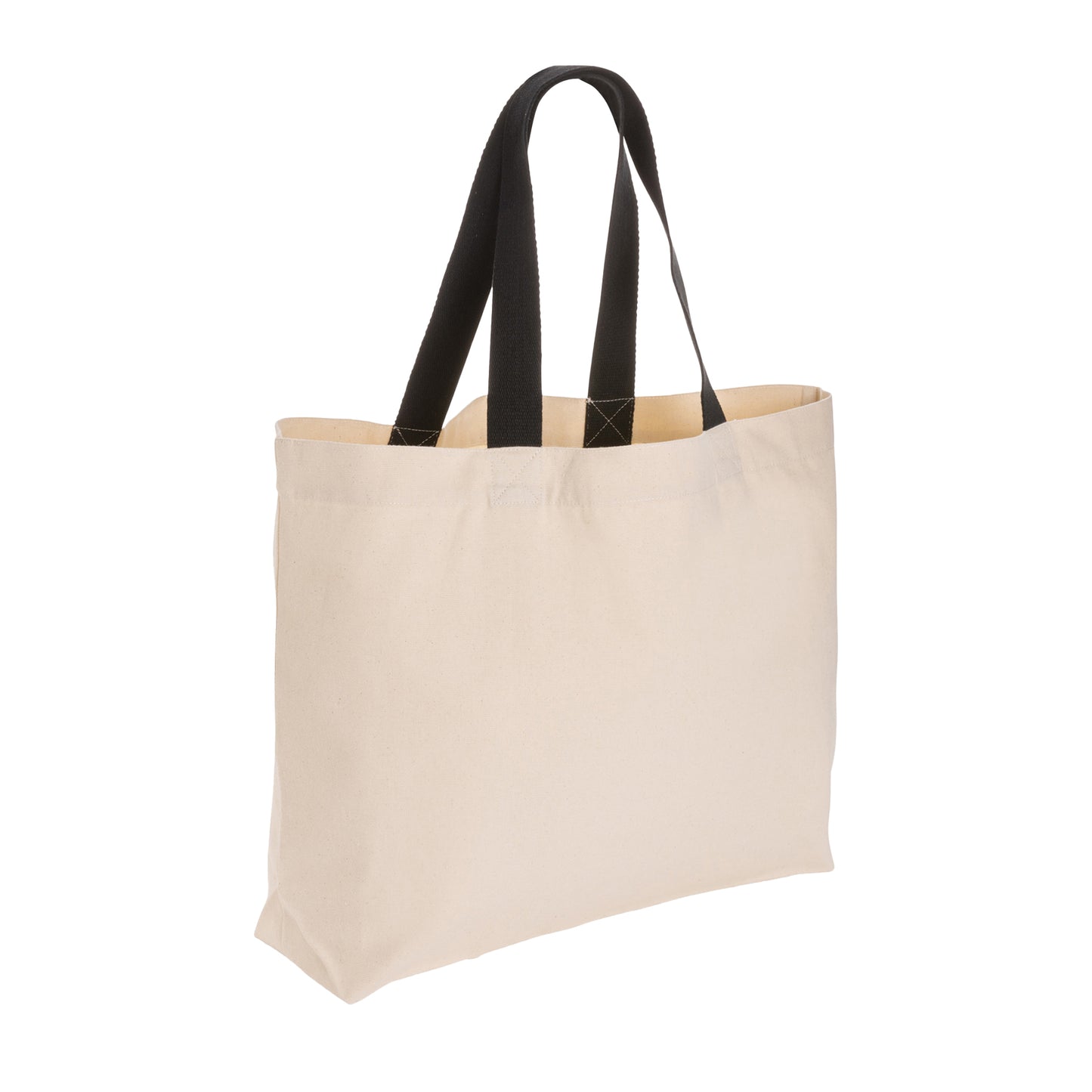 Off White - Back - XD Collection Impact Aware Large Recycled Canvas Undyed Tote Bag