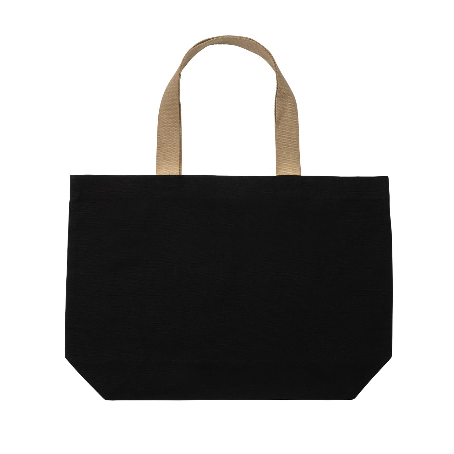 Black - Front - XD Collection Impact Aware Large Recycled Canvas Undyed Tote Bag