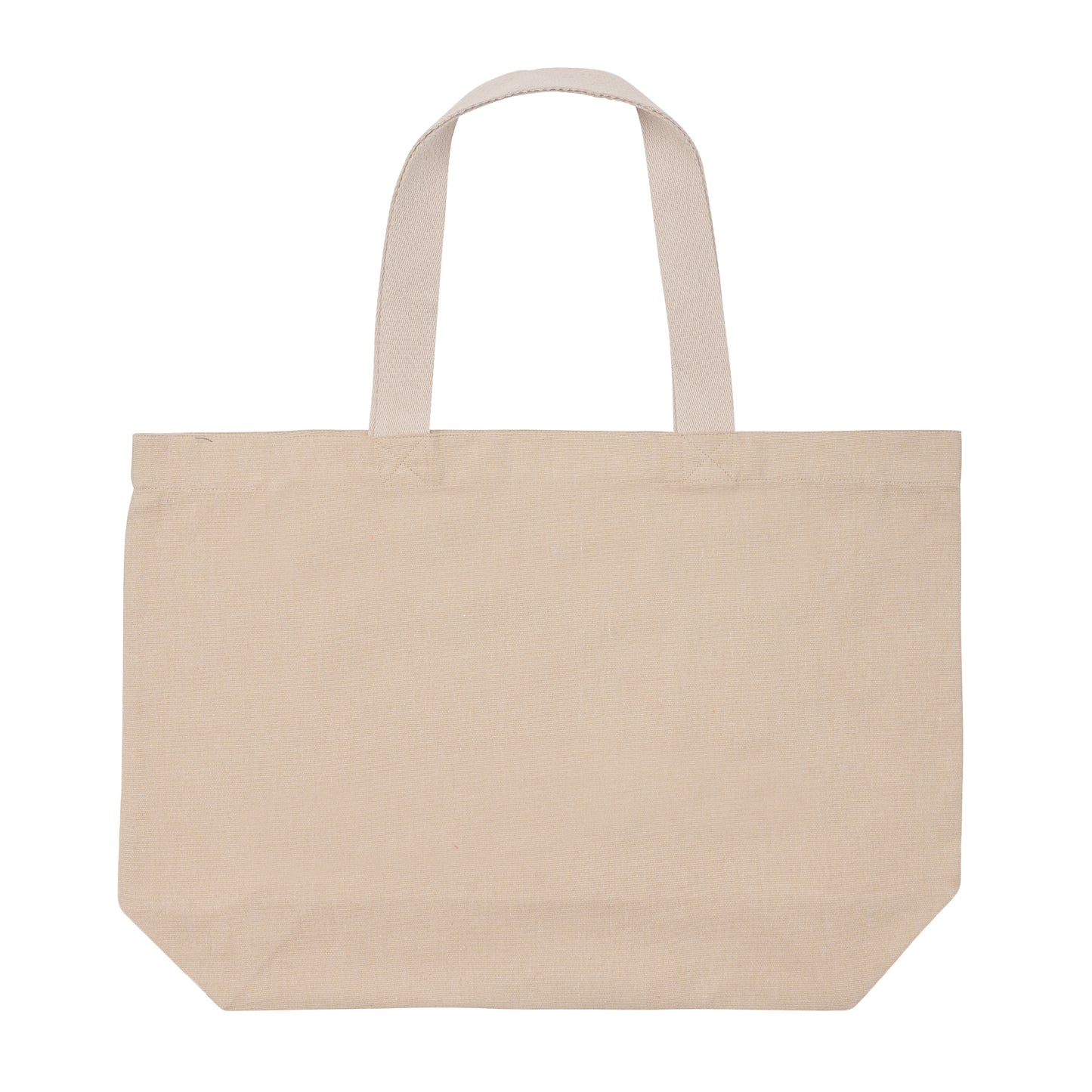 Brown - Front - XD Collection Impact Aware Large Recycled Canvas Undyed Tote Bag