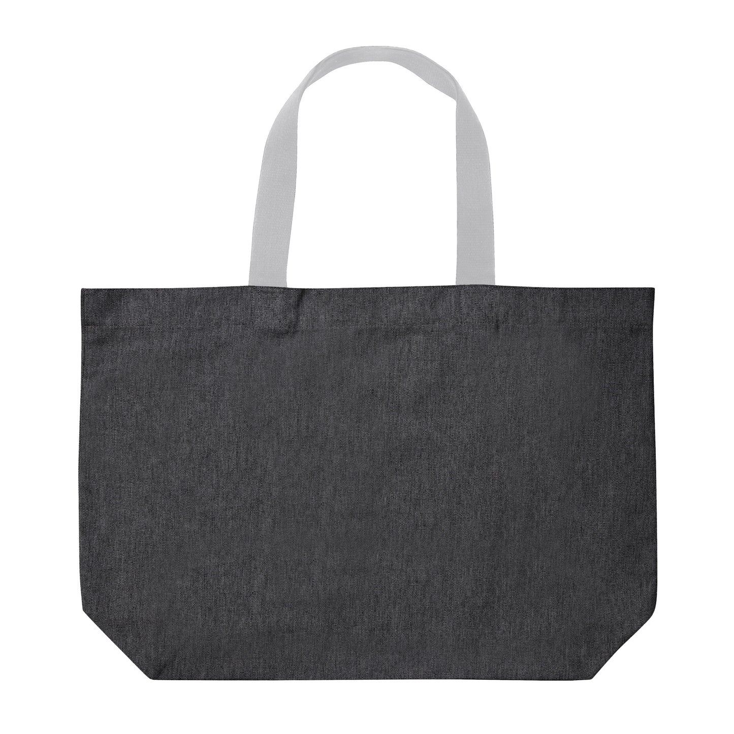 Anthracite - Front - XD Collection Impact Aware Large Recycled Canvas Undyed Tote Bag