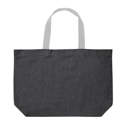 Anthracite - Front - XD Collection Impact Aware Large Recycled Canvas Undyed Tote Bag