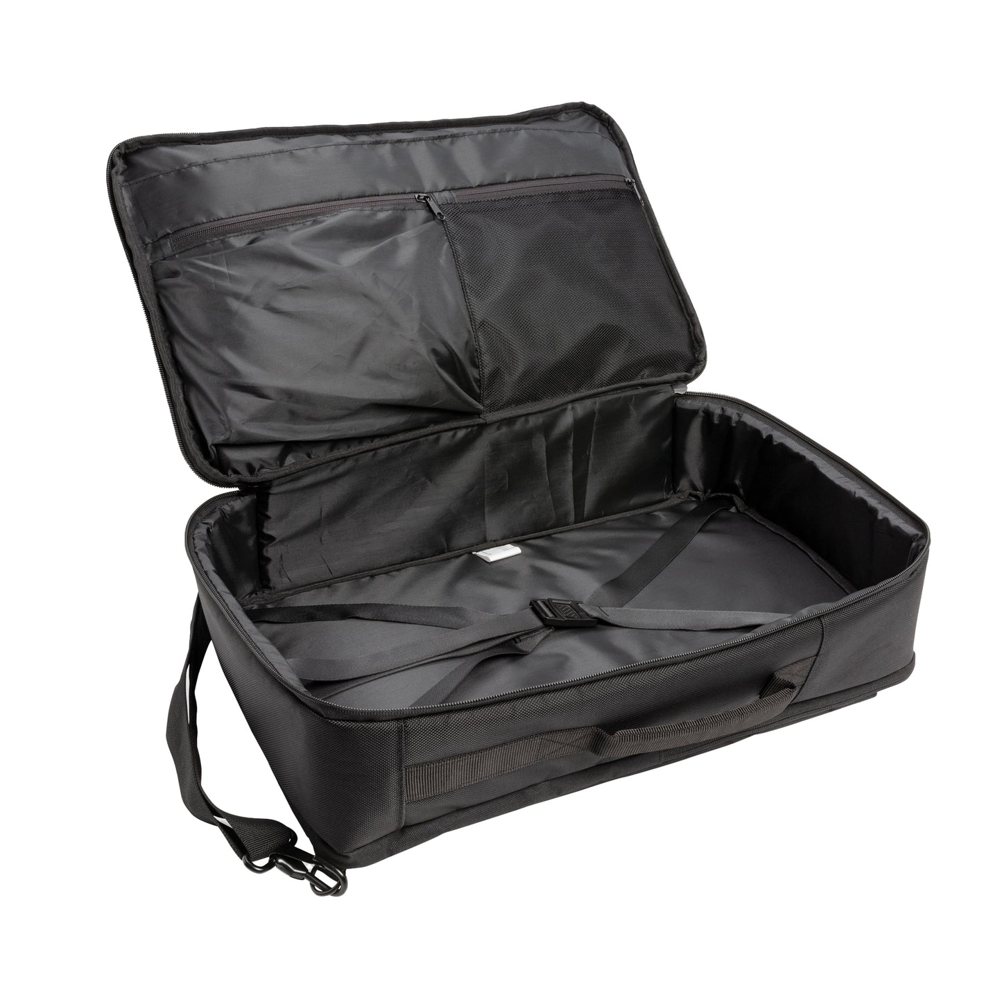 Black - Side - Swiss Peak Travel Convertible 21L Backpack
