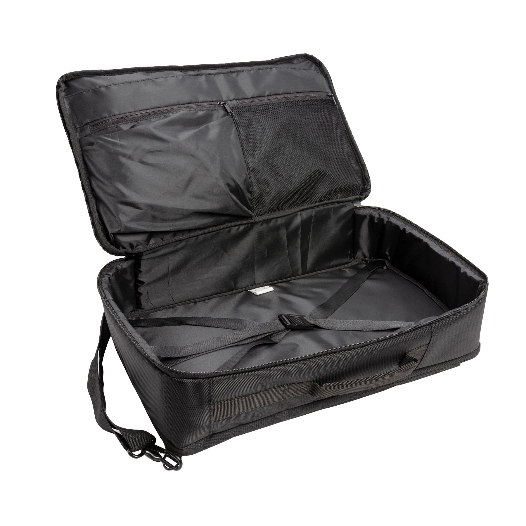 Black - Side - Swiss Peak Travel Convertible 21L Backpack