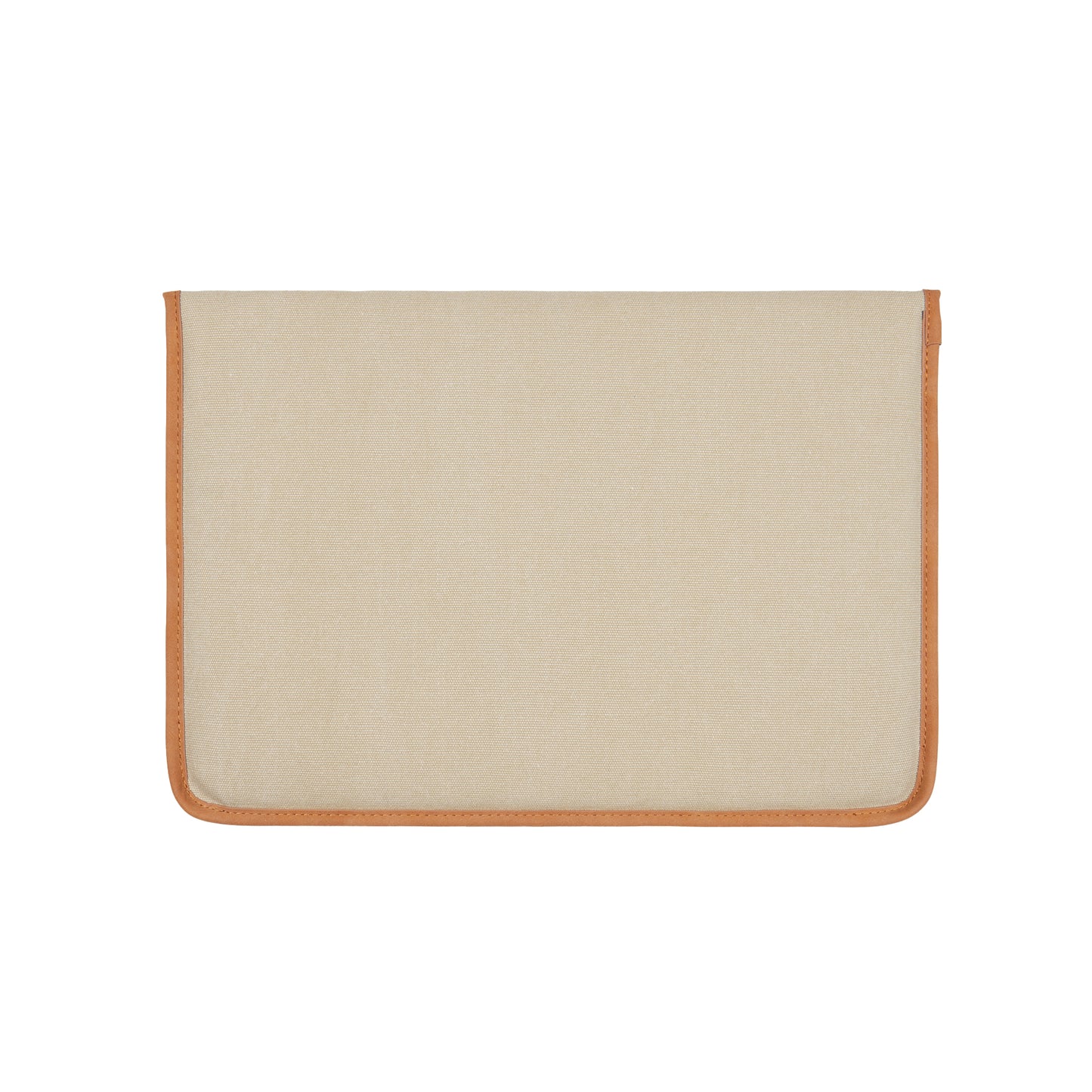 Beige - Back - Vinga Bosler Canvas Recycled Laptop Sleeve